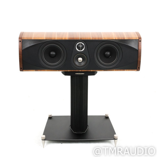Sonus Faber Olympica Center Channel Speaker; Walnut with Stand