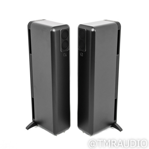 Q Acoustics Q Active 400 Wireless Floorstanding Speakers; Black Pair (Mint)