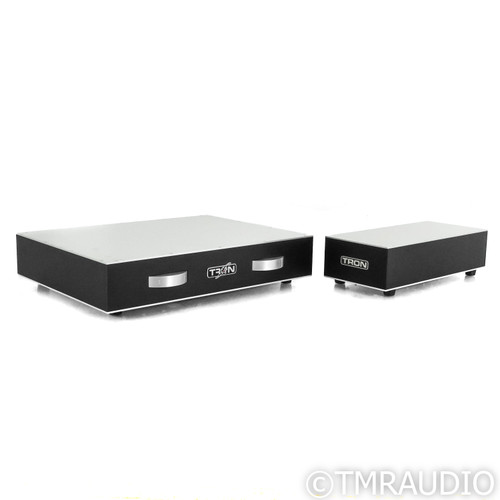 Tron Syren Stereo Tube Preamplifier; w/ PSU; Silver Wiring