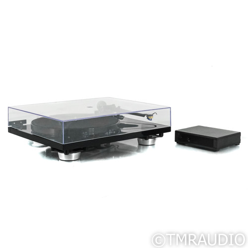Rega RP 8 Belt Drive Turntable; Black w/ SoundSmith Zephyr MIMC