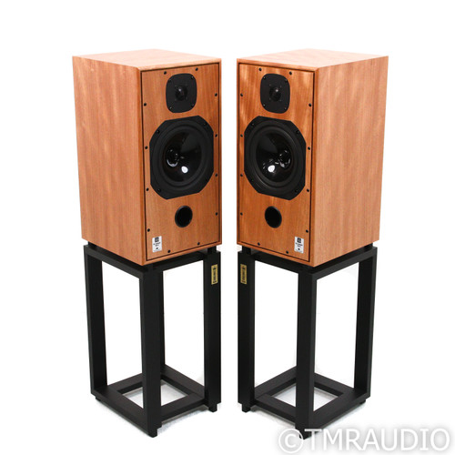 Harbeth HL Compact 7ES-3 XD Bookshelf Speakers; Okoume Pair w/ Ton Trager Stands