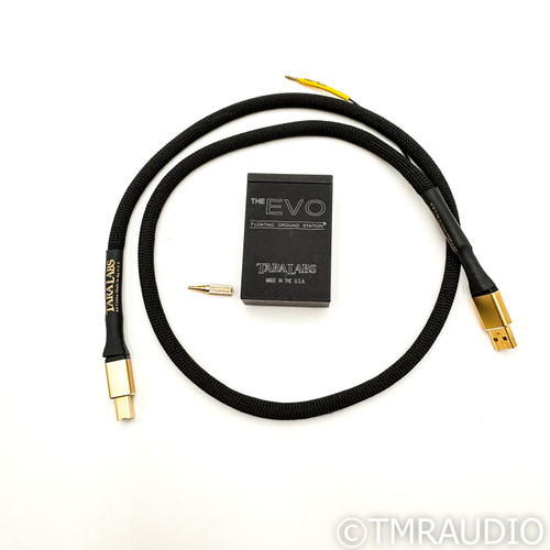 Tara Labs Master USB Cable; 1m Digital Interconnect w/ EVO Grounding Station