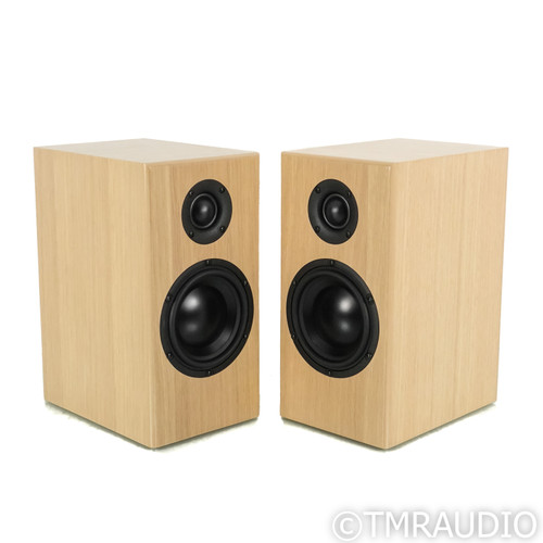 Totem Acoustic Bison Monitor Bookshelf Speakers; White Oak Pair (Open Box)