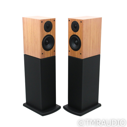 Ascend Acoustics Sierra LX Bookshelf Speakers; Natural Pair w/ Stands