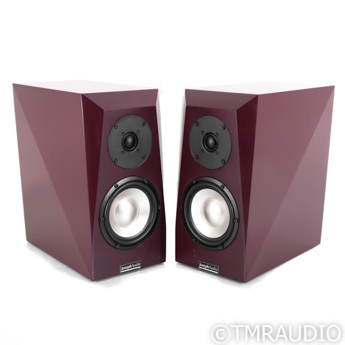 Joseph Audio Prism Bookshelf Speakers; Burgundy Pair