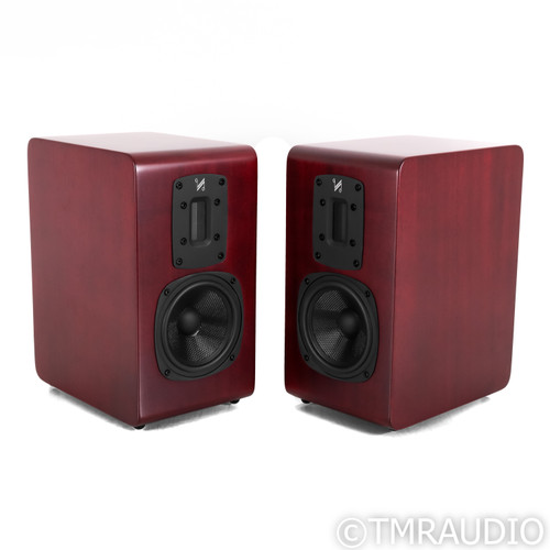 Quad S-2 Bookshelf Speakers; Sapele Mahogany Pair; S2