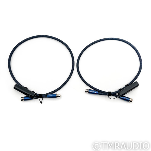 AudioQuest Water XLR Cables; 1m Pair Balanced Interconnects