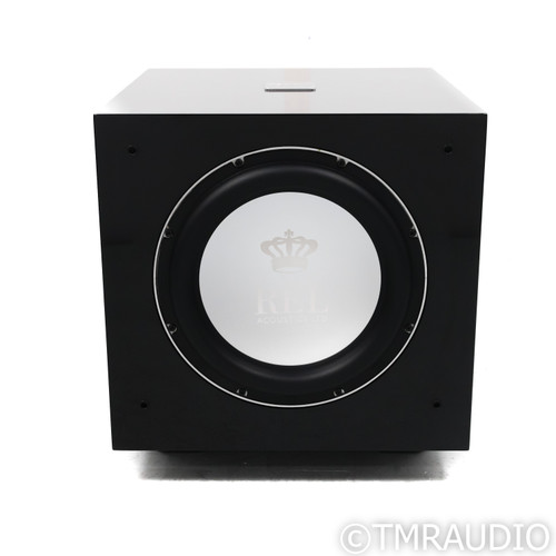 REL Acoustics S/812 12" Powered Subwoofer; Piano Black (1/5)