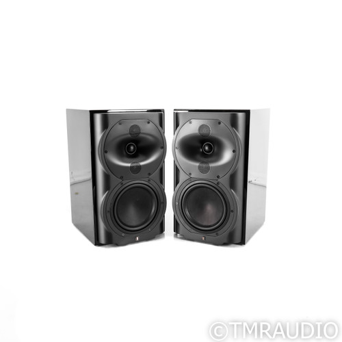 Perlisten R4b Bookshelf Speakers; Gloss Black Pair