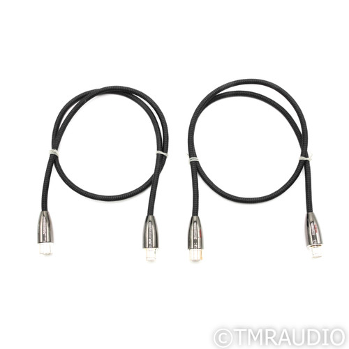 AudioQuest Yukon XLR Cables; 1m Pair Balanced Interconnects