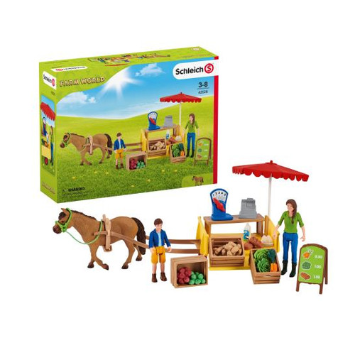 Sunny Day Mobile Farm Stand - by Schleich