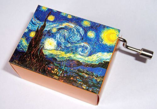 Music Box - Tchaikovsky's Waltz w/ van Gogh's Starry night art