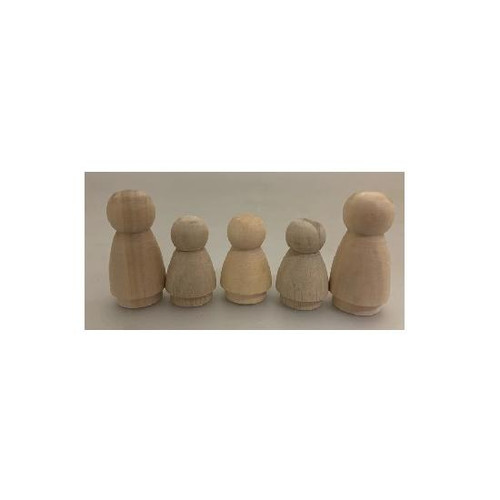 Wood - Family Set 5pcs