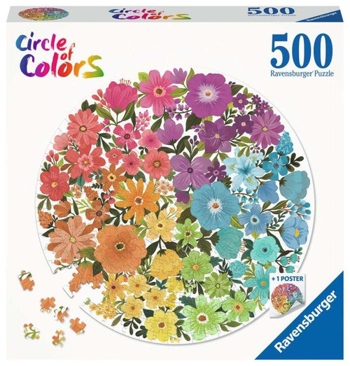 500pc Flowers - Circle of Colors