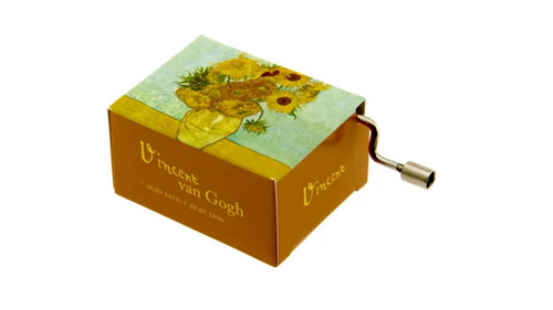 Music Box - Vivaldi's Spring w/ van Gogh's Sunflowers