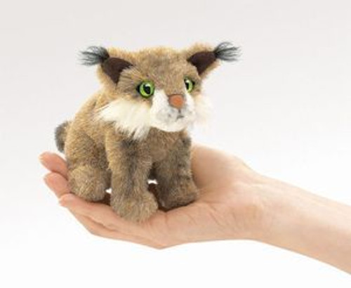 Mini Bobcat Finger Puppet