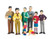 Asian Family set of 8