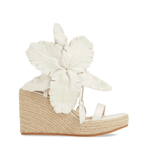 Lilly Wedge in Alabaster