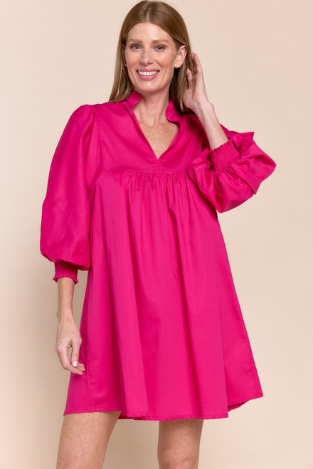 Jasper Dress in Fuchsia