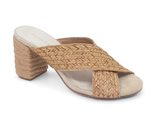 Clara Sandal in Natural Raffia 