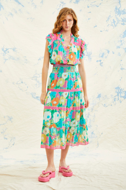 Miya Skirt in Allegra Floral Print