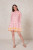 Deauville Short Dress in Pink Ostia