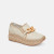 Jhenee Espadrille in Ivory Leather 