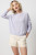 Saddle Sleeve Pullover Sweater in Lilac 