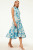 Charlotte Dress in Turquoise Flora