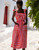 Palma Dress in Raspberry Stripe