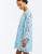 Mira Mini Dress in Ocean Blue