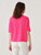 Cashmere Featherweight T-Shirt in Electric Magenta