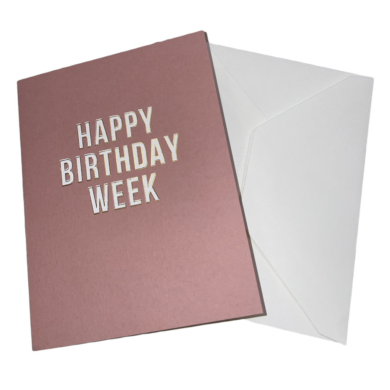 HAPPY BIRTHDAY WEEK CARD | Decade Gifts