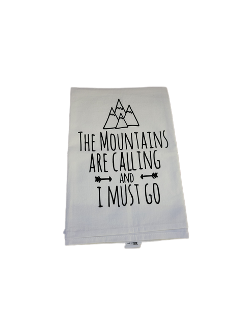 THE MOUNTAINS ARE CALLING TOWEL