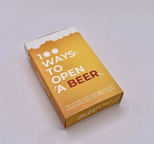 100 WAYS TO OPEN A BEER CARDS