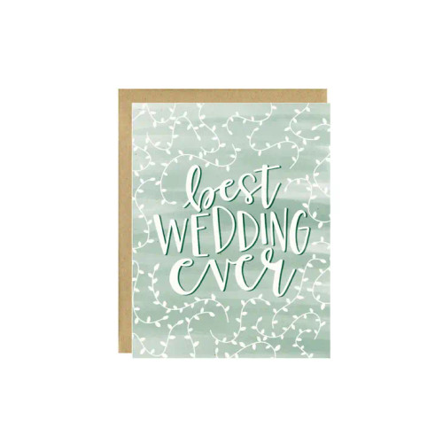 BEST WEDDING EVER CARD
