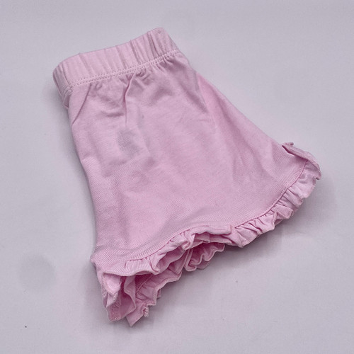 PINK RUFFLE BABY SHORTS