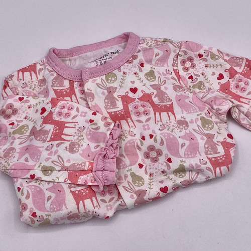 FLORAL BUNNY FOOTIE