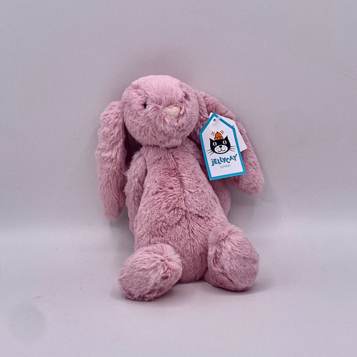 STUFFED ANIMAL SMALL PINK BUNNY