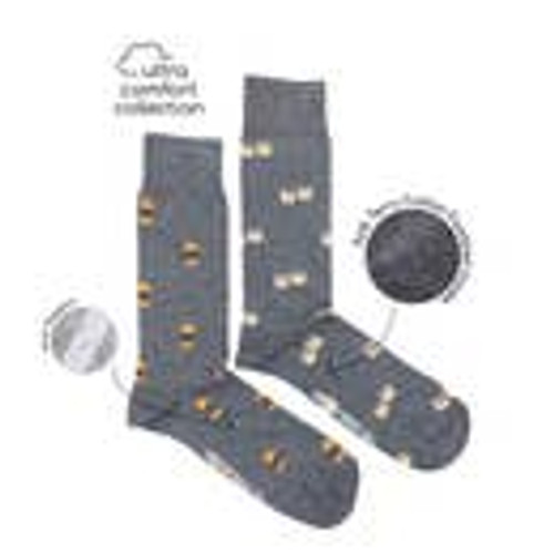 MEN'S MISMATCHED WHISKEY BOTTLE SOCKS