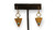 DOUBLE TRIANGLE DROP EARRING