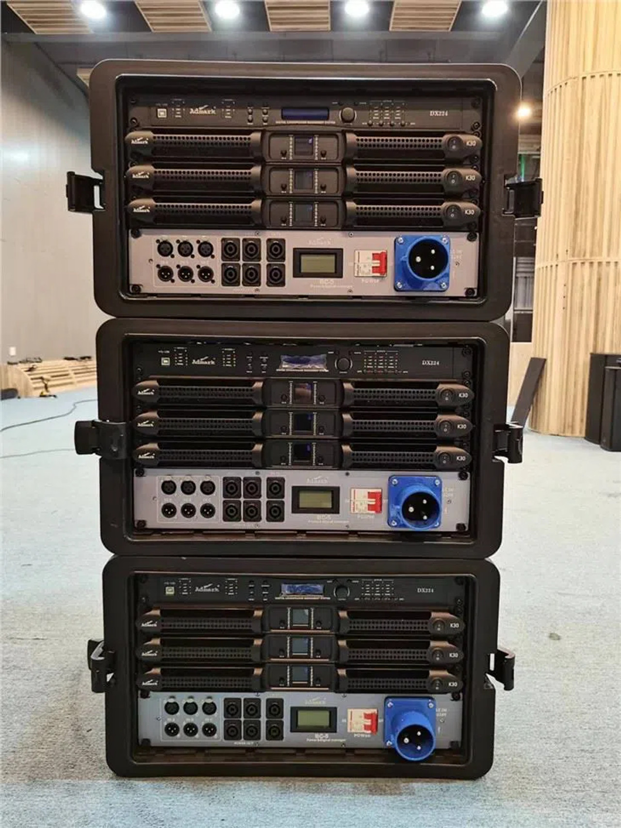 Admark AD430 ClassD Power Amplifier 4 Channel 13000 Watts at 4Ohms