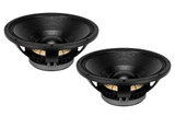 2x B&C 15PS100-8 15" Professional Replacement Woofer Speaker 1400W 8Ohm Bass Sub