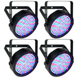 Chauvet SlimPAR 64 180 red, green and blue LEDs, 3- or 7-channel of DMX control.