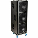Yorkville SA153 3Way 2500W Powered Speaker + SA315S Active Subwoofer + SADOLLY1
