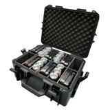 ProX XM-MAXI12 Watertight Case for 12 ApeLabs MAXI Lights W-Extendable Handle