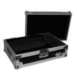 ProX XS-CD Flight Case for Large Format CD-Media Player Black on Silver