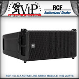 RCF HDL 6-A ACTIVE LINE ARRAY 1400 Watts Portable PA Club Speaker 2 x 6" Woofers (MINT)
