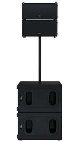 QSC LA108 8" 2-Way Powered Line Array Portable DJ Active Loudspeaker 1300 Watts
