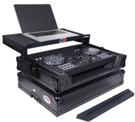 PIONEER DDJ-FLX4 2-CH DJ CONTROLLER, REKORDBOX AND SERATO COMPATIBILITY (BLACK) + PROX X-DDJFLX4LTBL COVER